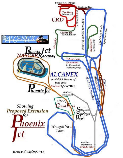 ALCANEX 2012 map