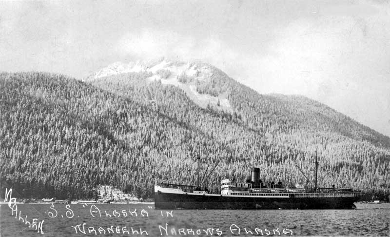 SS. Alaska in Wrangell Narrows