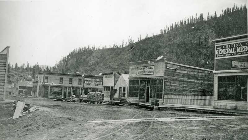 Main Street & Hotel Chitina