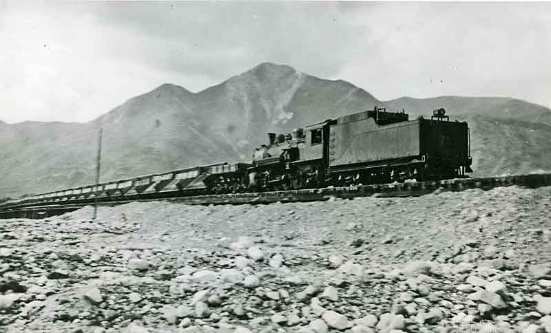 gravel train at McCarthy