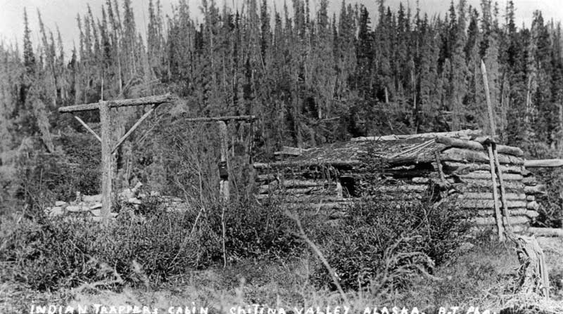 Native cabin near Chitina